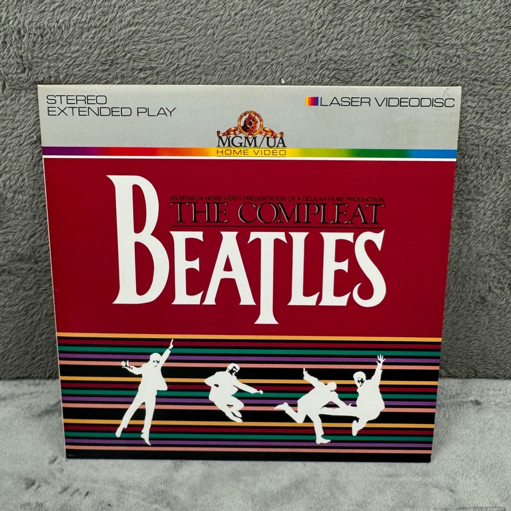 MGM/UA The Compleat Beatles LaserDisc Movie 1982 ML100166 Japan Excellent CLV